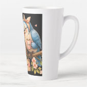 Moeder Is Thuis Zwarte Latte Mok Geschenk (Rechts)