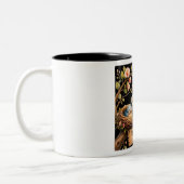 Moeder Is Thuis Zwarte Mok Vogel Cadeau (Links)