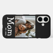 Moeder is zeggen Witte Pret Font Foto Case-Mate iPhone Case (Achterkant (horizontaal))
