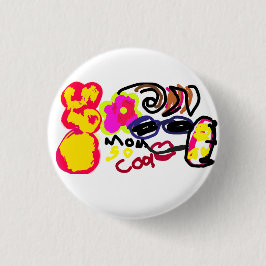 Moeder is zo cool  ronde button 3,2 cm