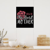 Moeder - Jij bent de beste moeder Poster (Keuken)
