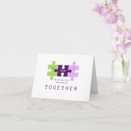 Moeder, jij bent het stuk dat ons bij elkaar houdt kaart