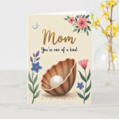 Moeder, jij bent uniek kaart (Gele Bloem)