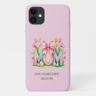 Moeder, jij laat het leven bloeien Lente Bloemen Case-Mate iPhone Case