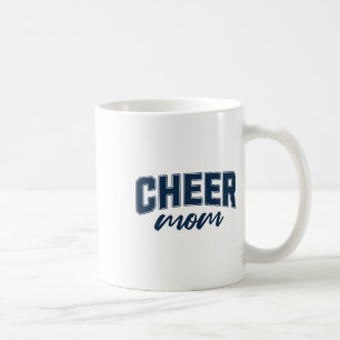 Moeder juicht cheerleading toe voor cheerleader sq koffiemok