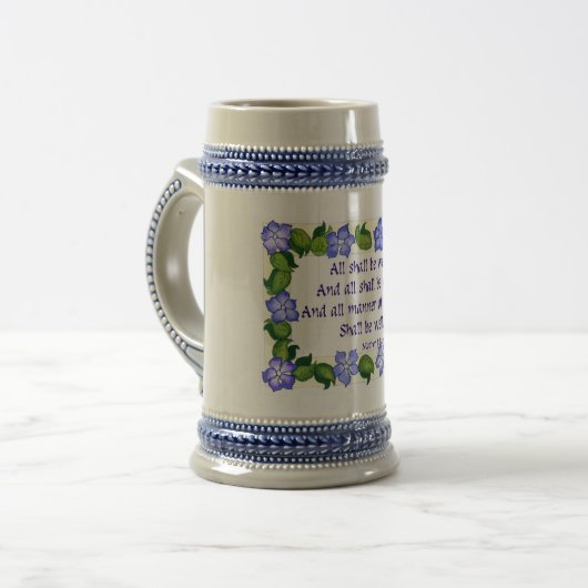 'Moeder Julian' Stein Bierpul (Voorkant links)