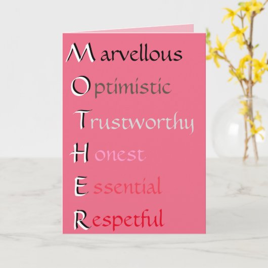 Moeder Kaart (Gele Bloem)