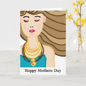  moeder kaart (Gele Bloem)