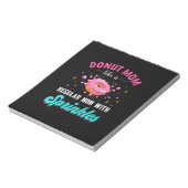 Moeder kan moeder als een gewone moeder met sprink notitieblok (Linkerzijde)