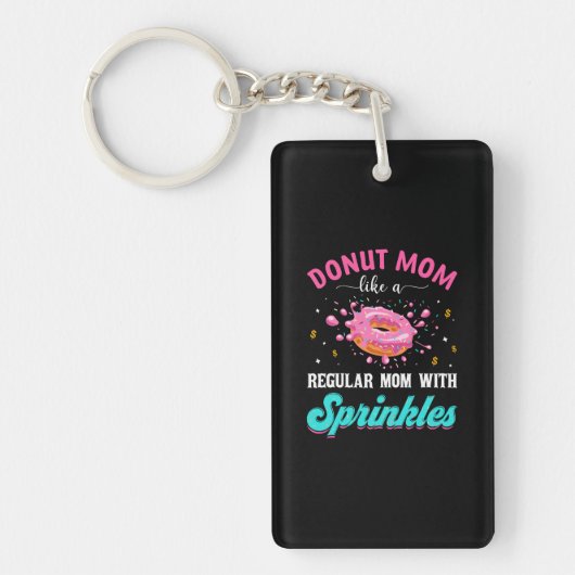Moeder kan moeder als een gewone moeder met sprink sleutelhanger (Voorkant)