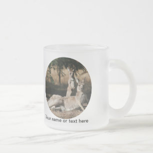 Moeder Kangaroo en Baby Joey Matglas Koffiemok
