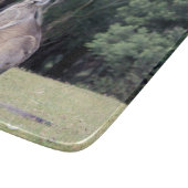 Moeder Kangaroo met Baby Joey in haar zak Snijplank (Hoek)