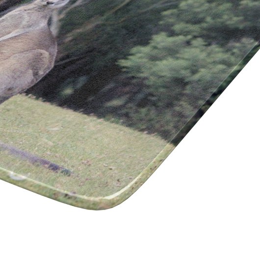 Moeder Kangaroo met Baby Joey in haar zak Snijplank (Hoek)