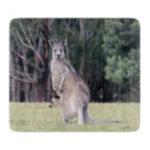 Moeder Kangaroo met Baby Joey in haar zak Snijplank (Voorkant)