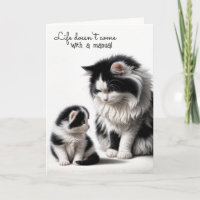 Moeder kat en kitten