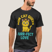 Moeder Kat Koningin T-shirt (Voorkant)