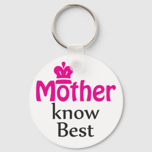 moeder kent het beste sleutelhanger