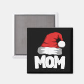 Moeder Kerstman Kerst Matching Familie  Magneet (Voorkant / Achterkant)