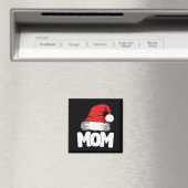 Moeder Kerstman Kerst Matching Familie  Magneet (Insitu (Vaatwasser))
