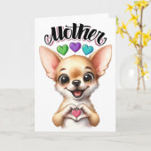 MOEDER - Kijk binnenin . Kaart (Gele Bloem)