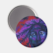 Moeder kijken allemaal - Crimson & Violet Compassi Magneet (Voorkant / Achterkant)