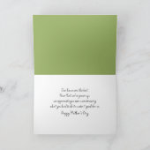 Moeder kikker met kikkervisjes in vissenkom kaart (Binnen)