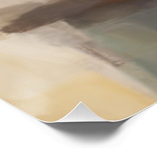 Moeder & Kind Harmonie van Liefde Abstracte Wandku Perfect Poster (Hoek)