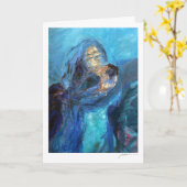 Moeder & Kind Kaart (Gele Bloem)