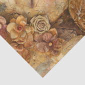 Moeder Kind Kunstenaar Crafting Collage Decoupage Tissuepapier (Detail)