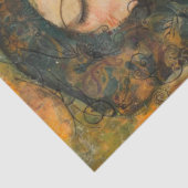 Moeder Kind Kunstenaar Crafting Collage Decoupage Tissuepapier (Detail)