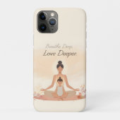 Moeder & Kind Meditatie Sereniteit Kunst Case-Mate iPhone Case (Achterkant)