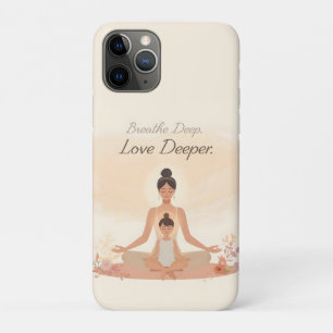Moeder & Kind Meditatie Sereniteit Kunst Case-Mate iPhone Case