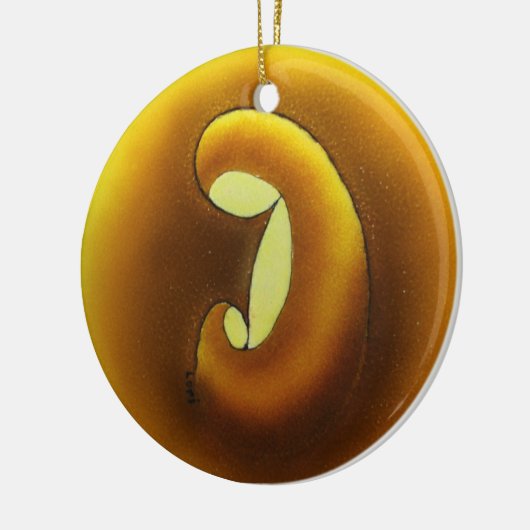 Moeder-kind ~ sierplant keramisch ornament (Links)