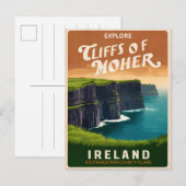  moeder kliffen, Ierland natuur geschenken Briefkaart (Voorkant / Achterkant)