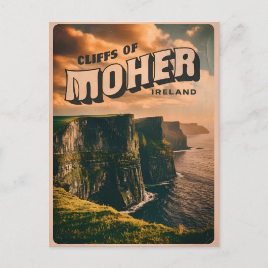moeder kliffen, Ierland natuur geschenken Briefkaart (Voorkant)