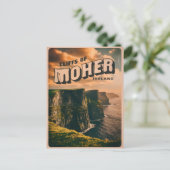  moeder kliffen, Ierland natuur geschenken Briefkaart (Staand voorkant)