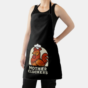 Moeder Klokkers Grappige Retro Kippenkok - Vintage Schort