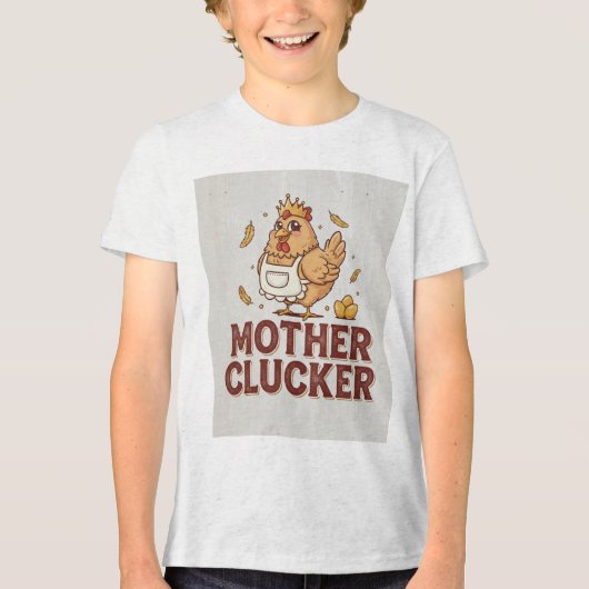 Moeder Klokster Tri-Blend Shirt (Voorkant)