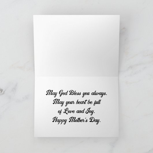 Moeder Knuffelen Dochter Vakantie Kaart (Binnen)