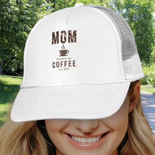 Moeder Koffie Humor Moederdag Oprichtingsjaar Trucker Pet