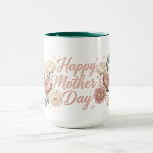 Moeder koffiemok bloemig beste moeder cadeau Moede Mok (Midden)