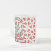 Moeder Koningin Floral Matglas Koffiemok (Voorkant links)