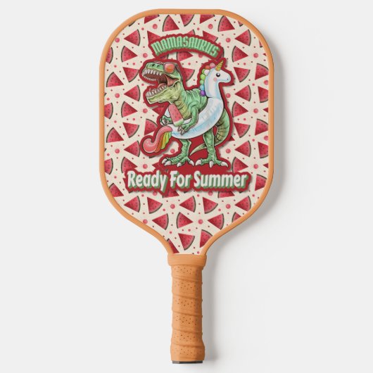 Moeder Koningin Floral Pickleball Paddle (Voorkant)