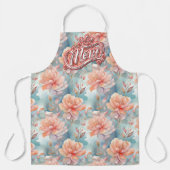 Moeder Koningin Floral Schort (Voorkant)