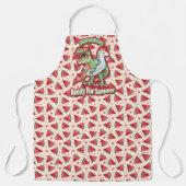 Moeder Koningin Floral Schort (Voorkant)