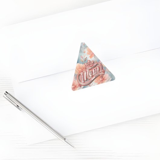 Moeder Koningin Floral Sticker