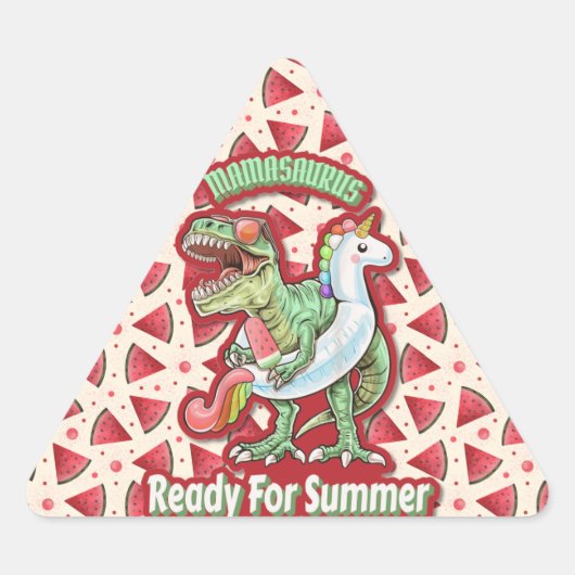 Moeder Koningin Floral Sticker (Voorkant)