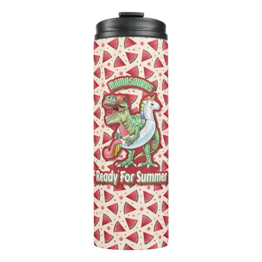 Moeder Koningin Floral Thermosbeker (Voorkant)