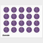 Moeder Koningin Ronde Klassieke Sticker (Vel)