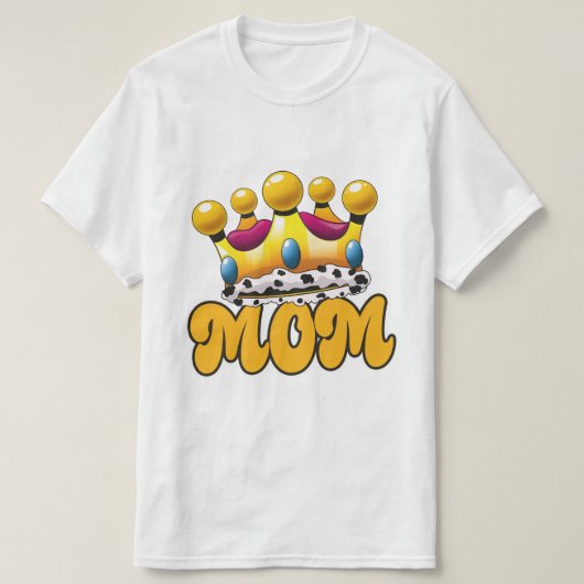Moeder Koninginnen kroon T-shirt (Design voorkant)